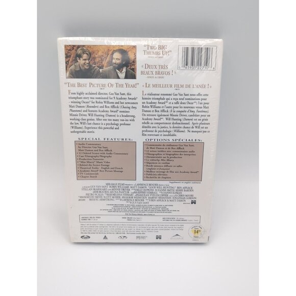 Good Will Hunting 1997 Wide Screen DVD - Picture 2 of 2